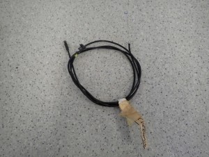 TOYOTA COROLLA VERSO 04- LINKA OTWIERANIA MASKI 4/7 MINIATURA