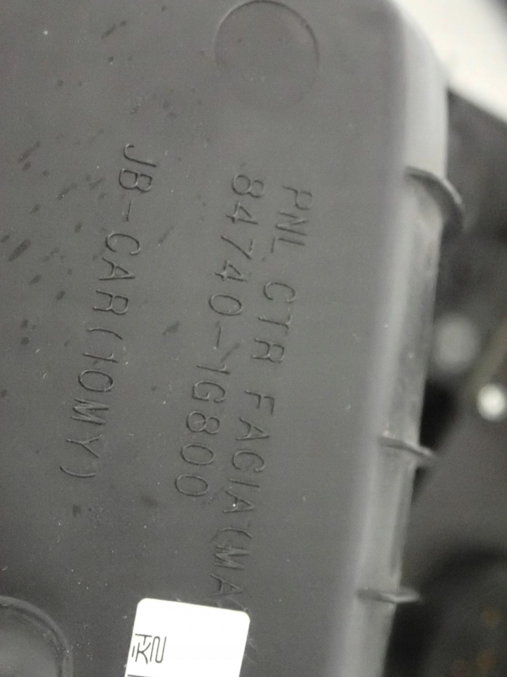 KIA RIO II 05-10 PANEL STEROWANIA NAWIEWU KLIMATYZACJI 6/6