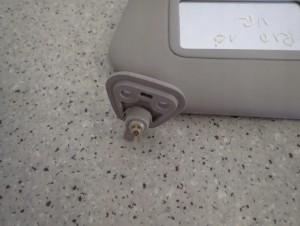 KIA RIO II LIFT 09-11 DASZEK PRZECIWSŁONECZNY PRAWY 3/5 MINIATURA