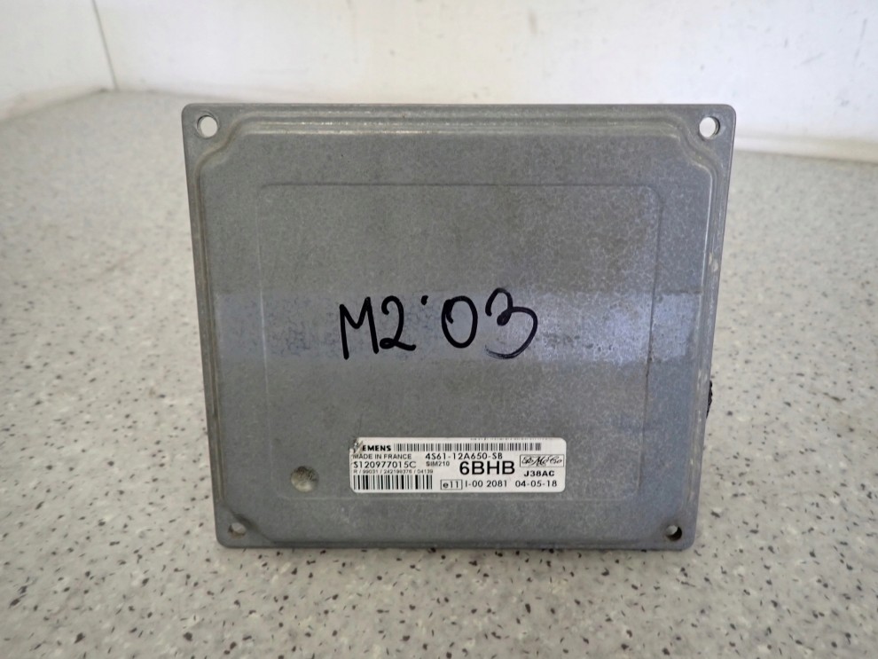 MAZDA 2 II DY 02- 1.25 KOMPUTER STACYJKA ZEGARY ZESTAW 4S61-12A650-SB 4/8