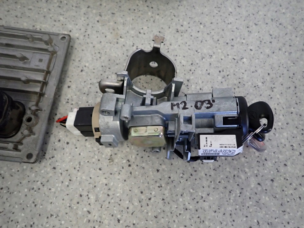 MAZDA 2 II DY 02- 1.25 KOMPUTER STACYJKA ZEGARY ZESTAW 4S61-12A650-SB 7/8