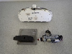 MAZDA 2 II DY 02- 1.25 KOMPUTER STACYJKA ZEGARY ZESTAW 4S61-12A650-SB 6/8 MINIATURA