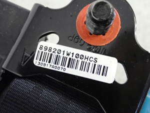 KIA RIO III HB 11-14 PAS BEZPIECZEŃSTWA TYLNY PRAWY 3/3 MINIATURA