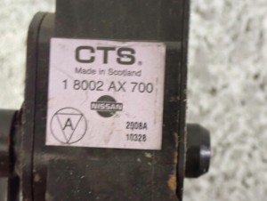 NISSAN MICRA K12 PEDAŁ GAZU POTENCJOMETR AX700 4/7 MINIATURA