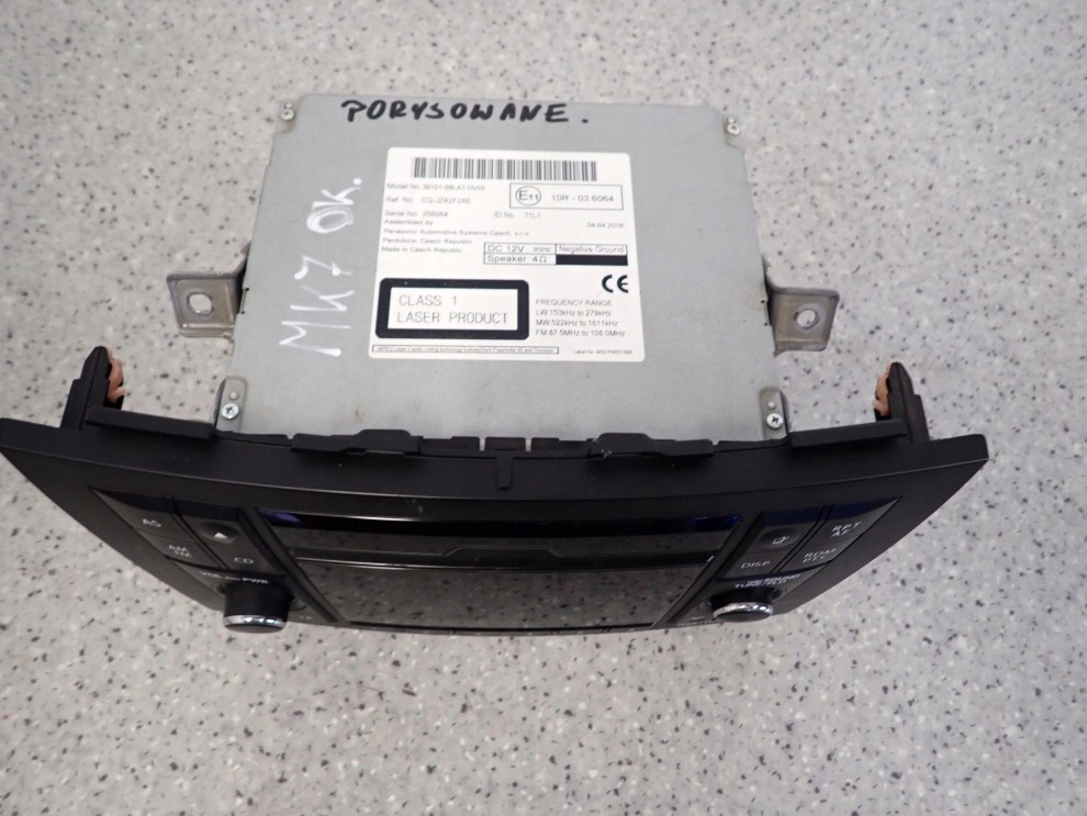 SUZUKI SWIFT 10- MK7 RADIO FABRYCZNE 39101-68LA1 3/9