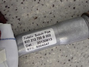 SUZUKI SWIFT MK7 5D 10- KURTYNA PRAWA 2/4 MINIATURA