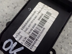 HONDA CIVIC UFO VIII 06-11 PANEL STEROWANIA SZYBAMI PRZEDNI LEWY 5/6 MINIATURA