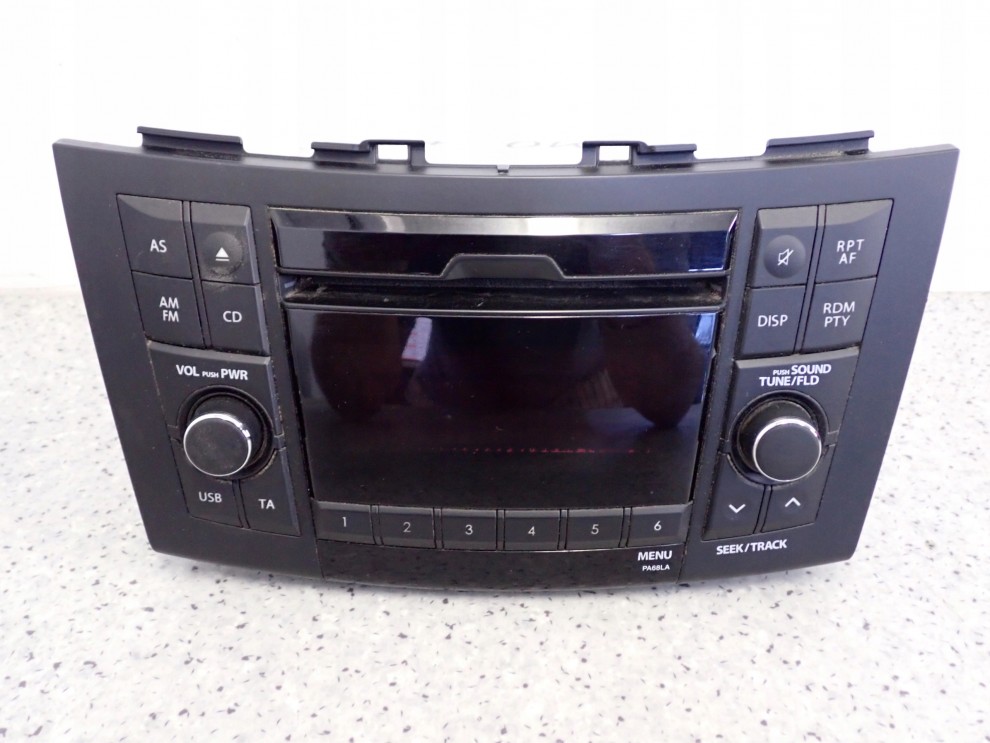 SUZUKI SWIFT 10- MK7 RADIO FABRYCZNE 39101-68LA0 1/5