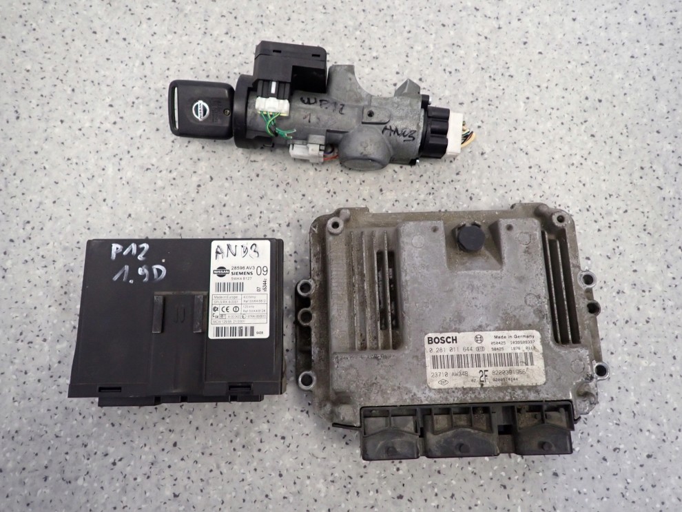 NISSAN PRIMERA P12 02-07 1.9 DCI ZESTAW STARTOWY 1/6