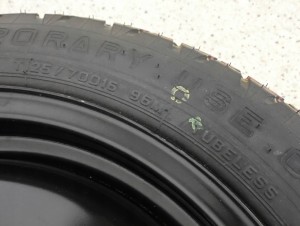 TOYOTA MAZDA SUZUKI KOŁO DOJAZDOWE DOJAZDÓWKA 4x100 R16 125/70 ORYGINAŁ 7/13 MINIATURA