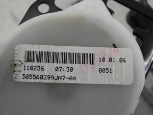 HONDA CIVIC UFO VIII 06-12 PAS BEZPIECZEŃSTWA TYLNY LEWY 5/5 MINIATURA