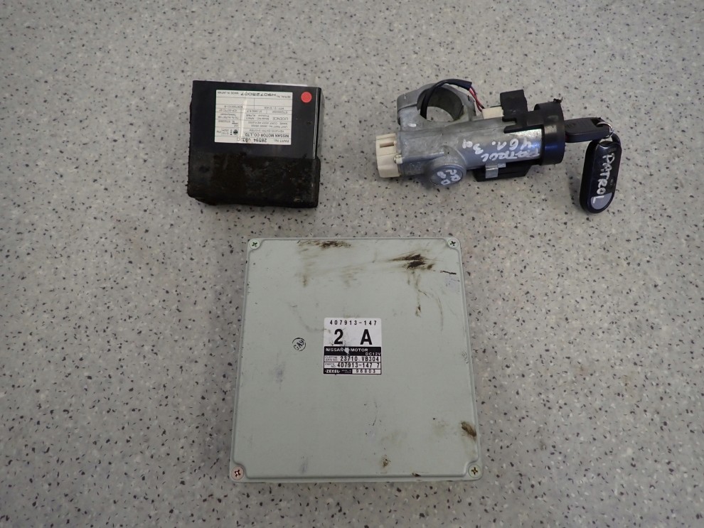 NISSAN PATROL Y61 2.8D ZESTAW STARTOWY KOMPUTER STACYJKA 1/6