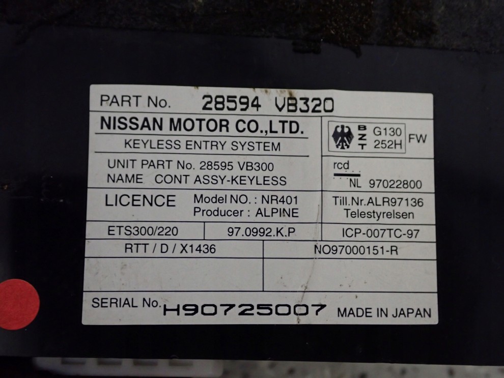 NISSAN PATROL Y61 2.8D ZESTAW STARTOWY KOMPUTER STACYJKA 3/6