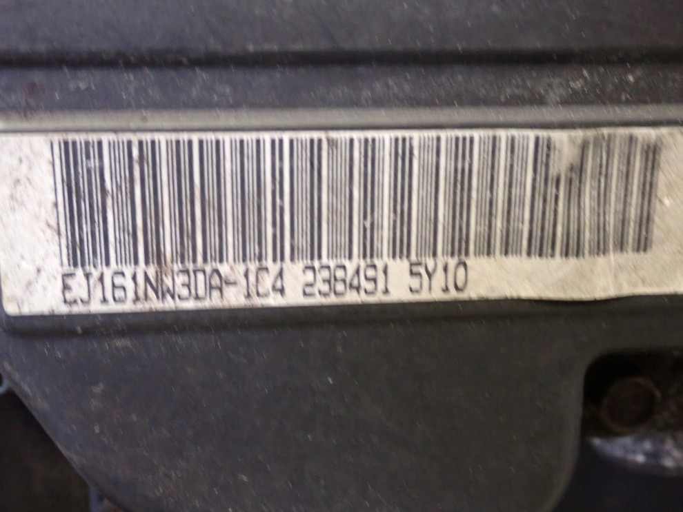 SUBARU IMPREZA 1.6 00-06 SILNIK MOTOR EJ16 201 TYŚ km 8/8