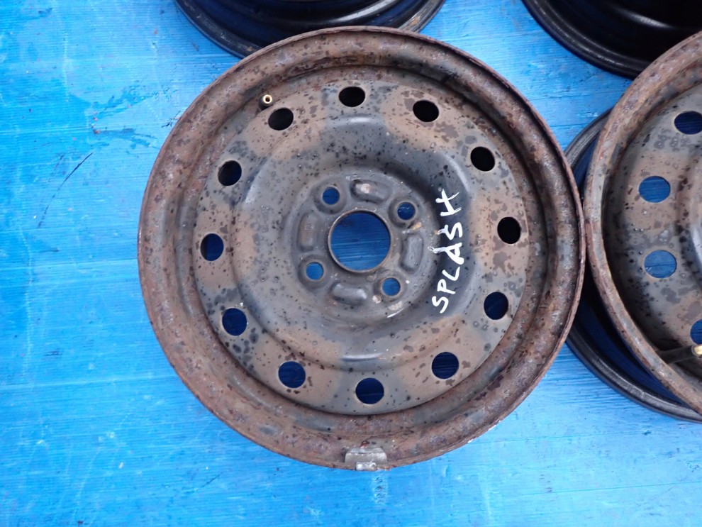 SUZUKI SPLASH 08- FELGI STALOWE KOMPLET 14x5J 4x100 ET45 4/11
