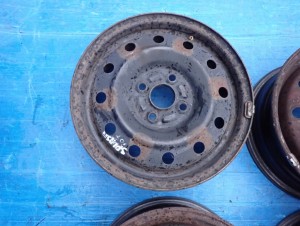 SUZUKI SPLASH 08- FELGI STALOWE KOMPLET 14x5J 4x100 ET45 6/11 MINIATURA