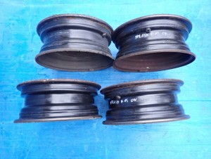 SUZUKI SPLASH 08- FELGI STALOWE KOMPLET 14x5J 4x100 ET45 8/11 MINIATURA