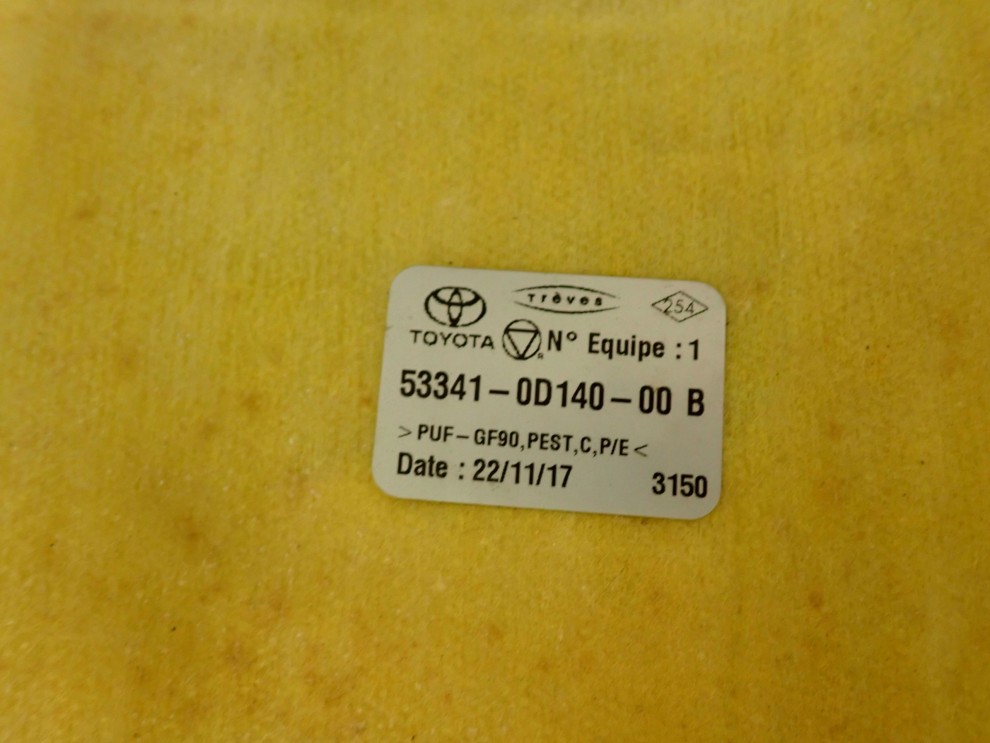 TOYOTA YARIS III 12-19 WYCISZENIE WYGŁUSZENIE MASKI 7/7