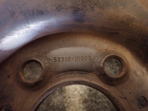 HYUNDAI IX20 09- FELGI STALOWE KOMPLET 15X6J 5X114.3 ET48 6/12 MINIATURA