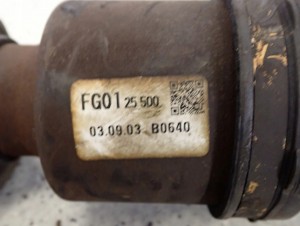 MAZDA 3 MAZDA3 1.6i 03-05 PÓŁOŚ PRZEDNIA PRAWA DŁUGA 9/9 MINIATURA