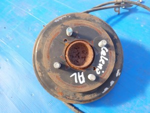 SUZUKI CELERIO 14-19 BĘBEN SZCZĘKI PIASTA TYLNA LEWA 2/4 MINIATURA