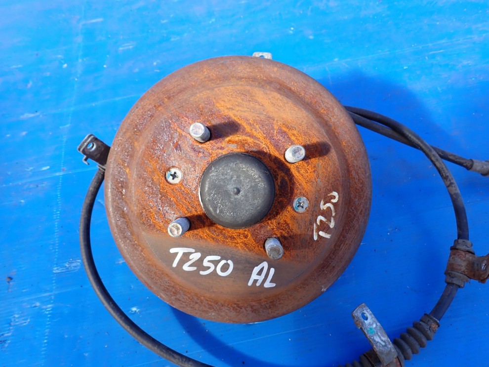 CHEVROLET AVEO T250 07- BĘBEN SZCZĘKI PIASTA TYLNA LEWA 2/5