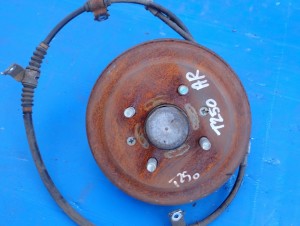 CHEVROLET AVEO T250 07- BĘBEN SZCZĘKI PIASTA TYLNA PRAWA 2/4 MINIATURA