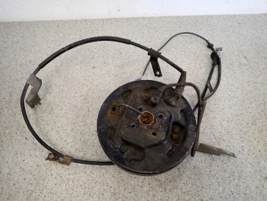 SUZUKI SWIFT JP JS 04-09 PIASTA BĘBEN HAMULCOWY TYLNY LEWY 6/9 MINIATURA