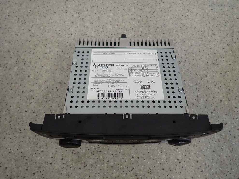 MITSUBISHI COLT 09-12 RADIO FABRYCZNE RADIOODTWARZACZ 4/7