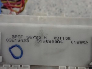 MAZDA3 MAZDA 3 BK 03-08 PUSZKA ELEKTRYCZNA MODUŁ KOMFORTU 6/6 MINIATURA