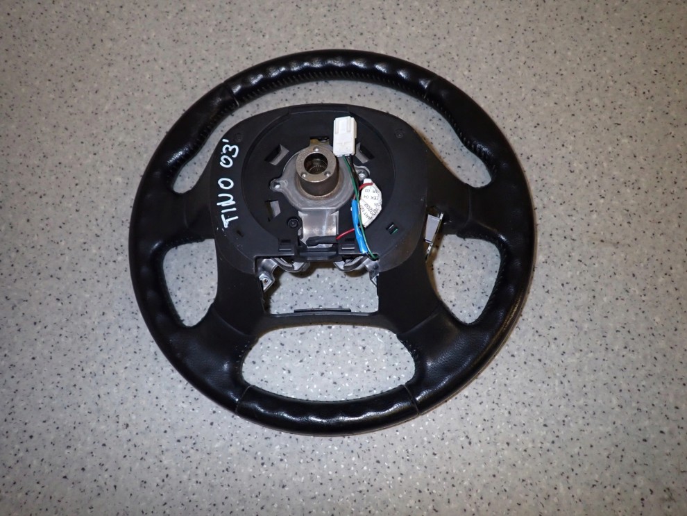 NISSAN ALMERA TINO KIEROWNICA KOŁO KIEROWNICY SKÓRA 5/6