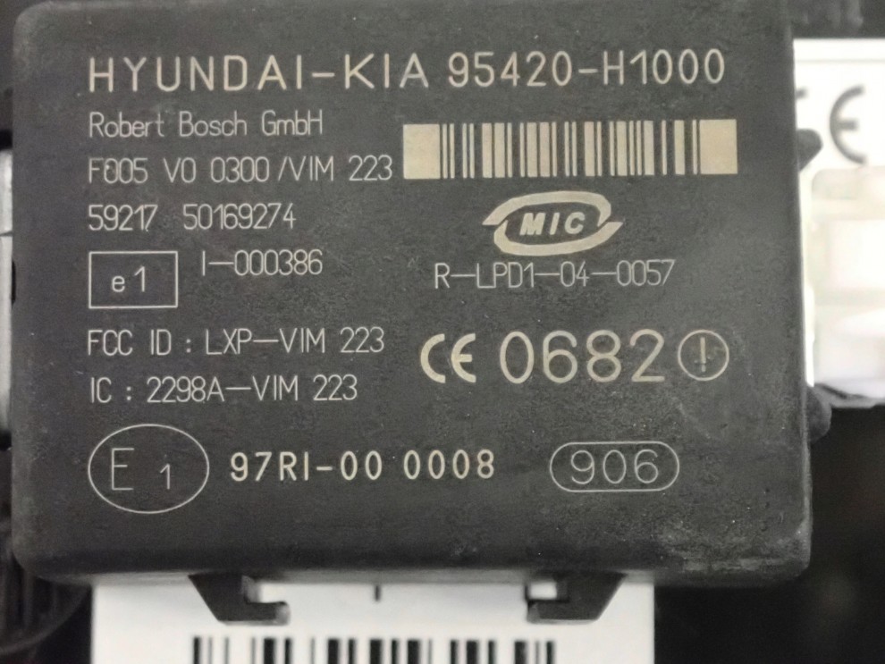 HYUNDAI TUCSON 2.0 CRDI 04-10 ZESTAW STARTOWY STACYJKA KOMPUTER 5/8