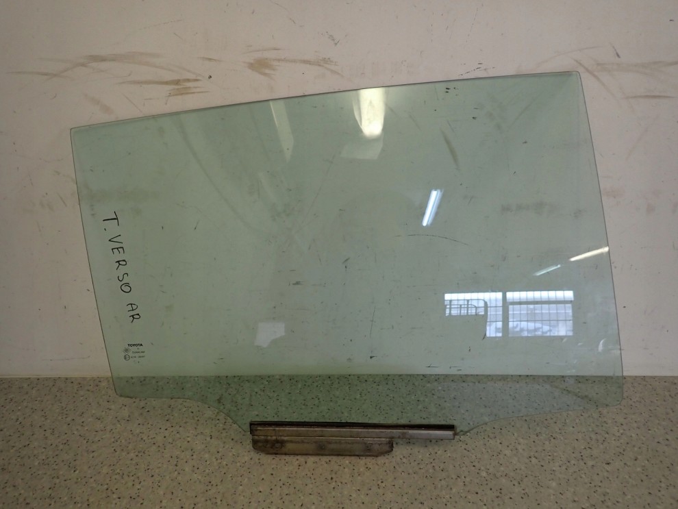 TOYOTA VERSO 09-13 SZYBA DRZWI TYLNA PRAWA 3/4
