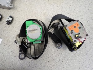 TOYOTA AURIS I E15 5D 07- PODUSZKI POWIETRZNE ZESTAW EUROPA SRSY AIRBAG 12/14 MINIATURA