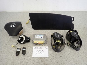 HONDA ACCORD CL VII 03- PODUSZKI POWIETRZNE ZESTAW SRS 1/12 MINIATURA