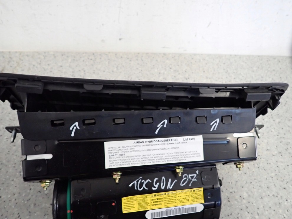 HYUNDAI TUCSON 04- PODUSZKI POWIETRZNE KOMPLET EUROPA 8/10