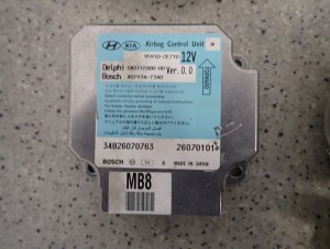 HYUNDAI TUCSON 04- PODUSZKI POWIETRZNE KOMPLET EUROPA 2/10 MINIATURA