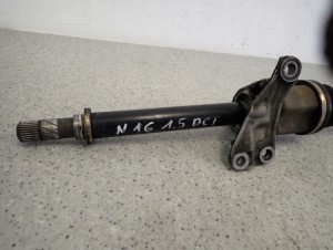 NISSAN ALMERA N16 03-06 1.5 DCI PÓŁOŚ PRZEDNIA PRZEDNIA PRAWA Z PODPORĄ 6/7 MINIATURA