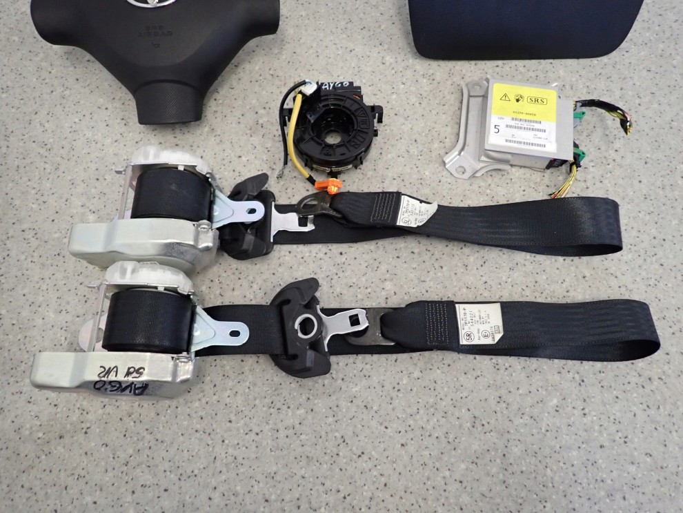 TOYOTA AYGO 05-12 PODUSZKI POWIETRZNE ZESTAW SRSÓW AIRBAGI 4/10