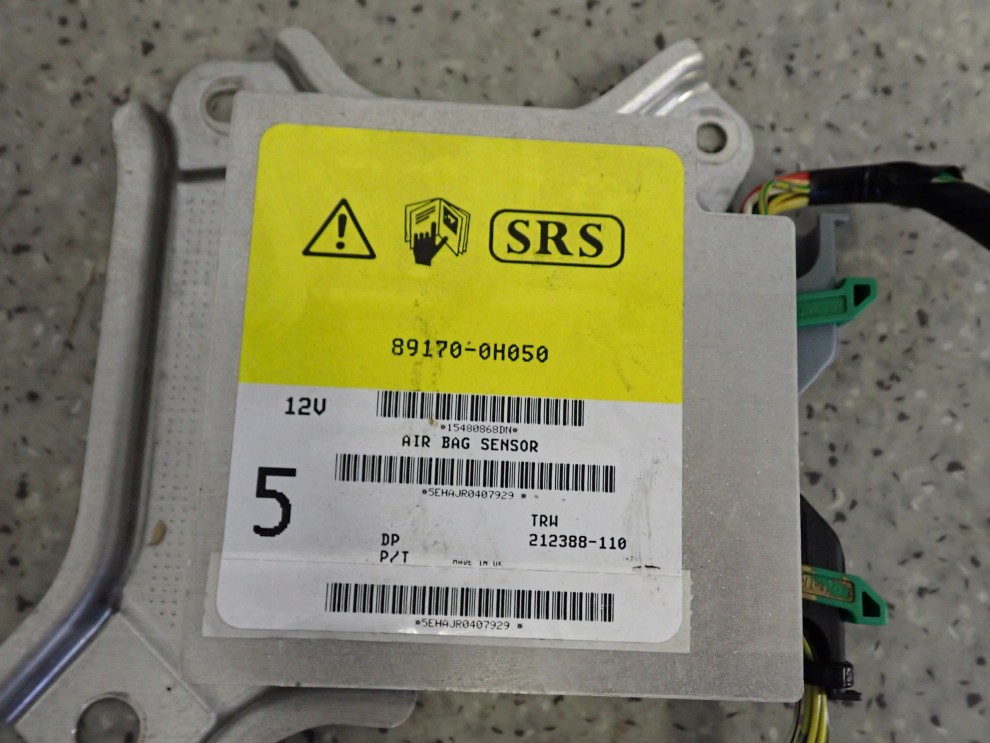 TOYOTA AYGO 05-12 PODUSZKI POWIETRZNE ZESTAW SRSÓW AIRBAGI 5/10