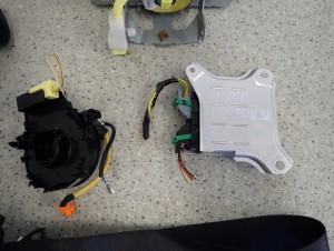 TOYOTA AYGO 05-12 PODUSZKI POWIETRZNE ZESTAW SRSÓW AIRBAGI 10/10 MINIATURA