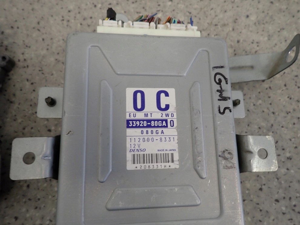 SUZUKI IGNIS 1.3i 00-03 ZESTAW STARTOWY STEROWNIK STACYJKA 3/6