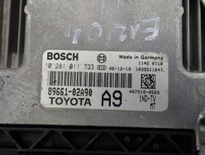 TOYOTA COROLLA 1.4 D4D 04-07 ZESTAW STARTOWY KOMPUTER STACYJKA 3/8 MINIATURA