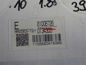 MITSUBISHI ASX 1.8 DID 10-16 ZEGARY LICZNIK 3/3 MINIATURA