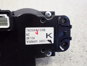 MITSUBISHI ASX 10- PANEL STEROWANIA NAWIEWEM 4/4 MINIATURA