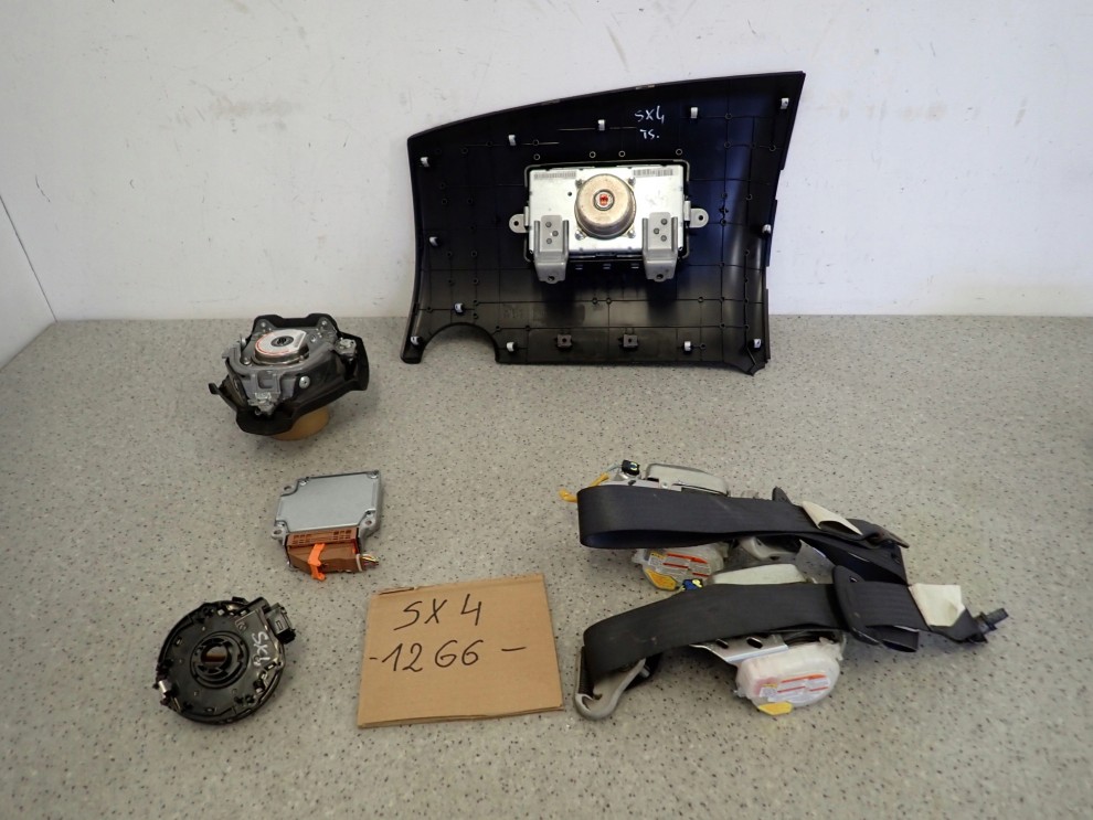 SUZUKI SX4 06-13 PODUSZKI POWIETRZNE SRSY ZESTAW KOMPLET EUROPA 10/14