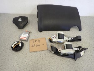 SUZUKI SX4 06-13 PODUSZKI POWIETRZNE SRSY ZESTAW KOMPLET EUROPA 1/14 MINIATURA