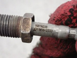 MITSUBISHI ASX 1.8 DID 10-16 CZUJNIK TEMPERATURY SPALIN 1587A038 3/5 MINIATURA