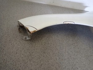 NISSAN MICRA K12 03-09 BŁOTNIK PRZEDNI LEWY 5/11 MINIATURA