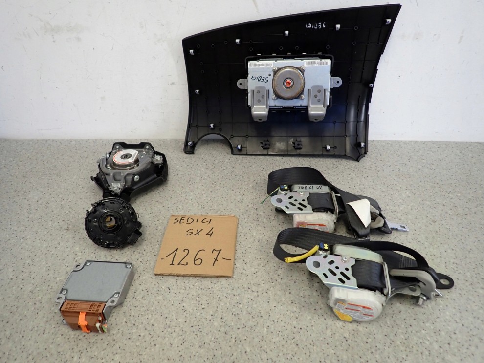 FIAT SEDICI 06-13 PODUSZKI POWIETRZNE ZESTAW SRSY 9/14